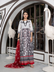 Midnight Blossom Printed 2PC