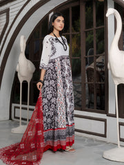 Midnight Blossom Printed 2PC