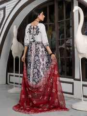 Midnight Blossom Printed 2PC